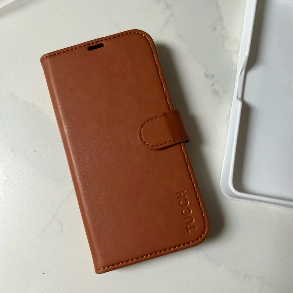 iPhone 15 Faux Leather Phone Card Case Brand New